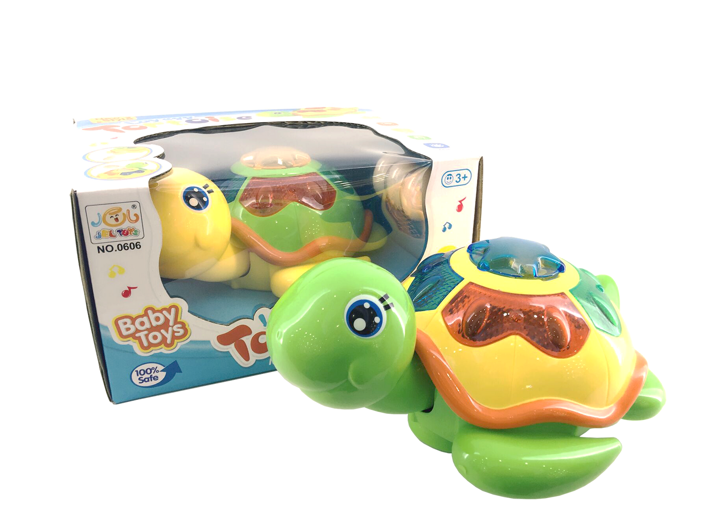 Baby Eudcational Toy Tortoise with Music and Lights