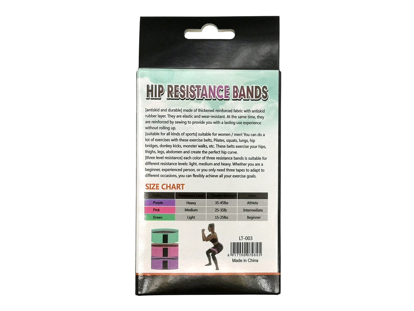Resistance Rubber Band 3pcs